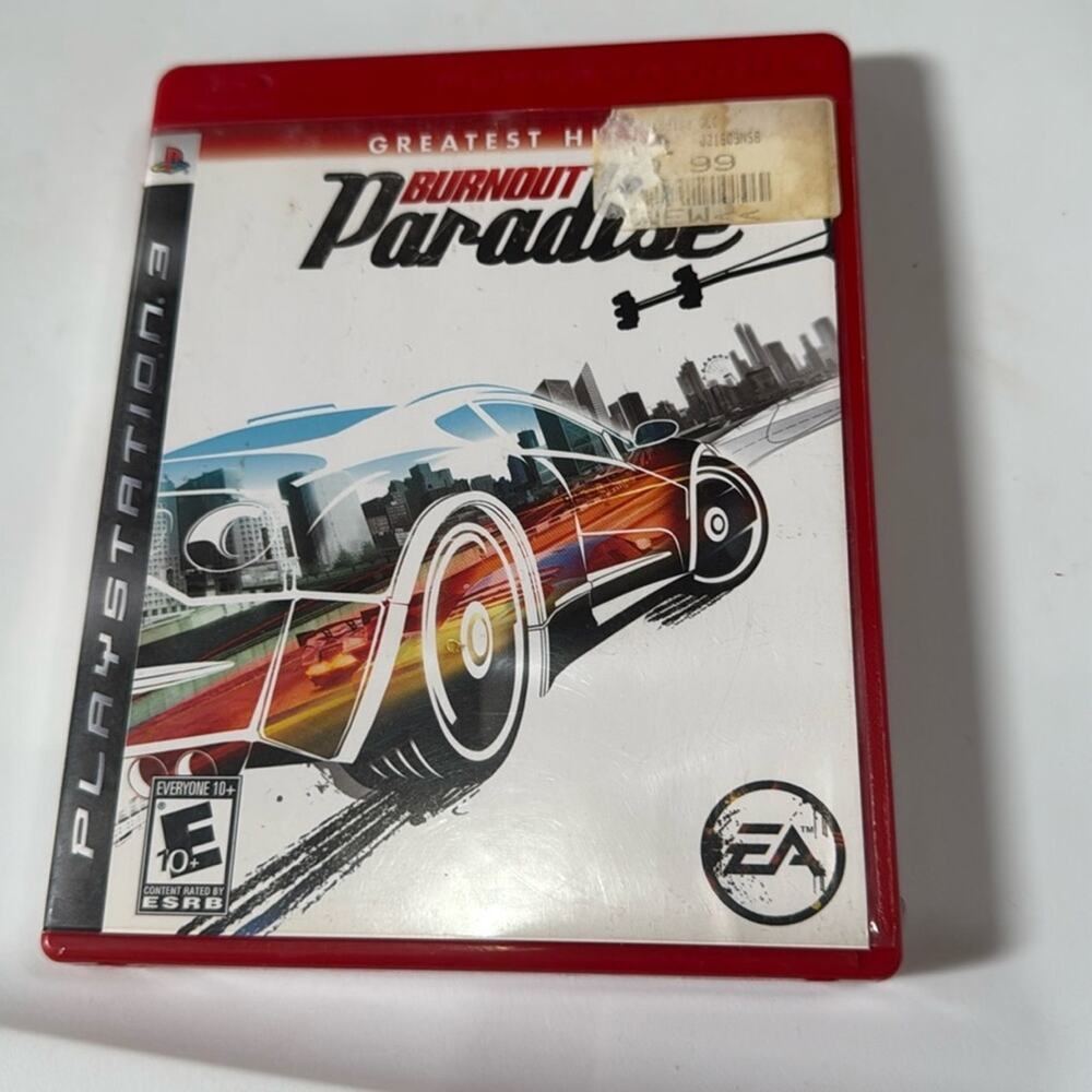 Burnout Paradise Greatest Hits PS3 Sony PlayStation Used